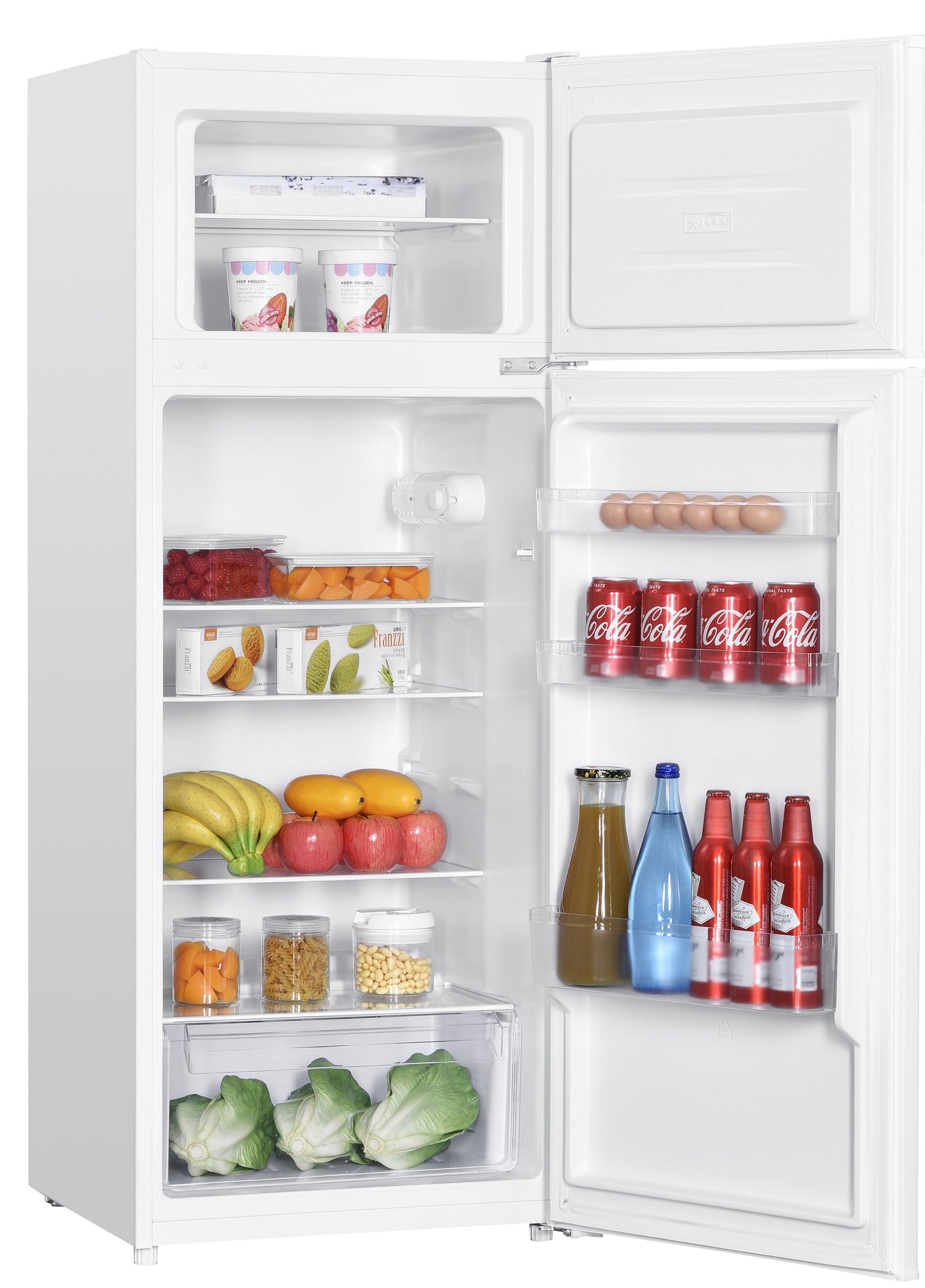 Corberó 2-Door Refrigerator, White, 143 cm, E CF2PH14321W