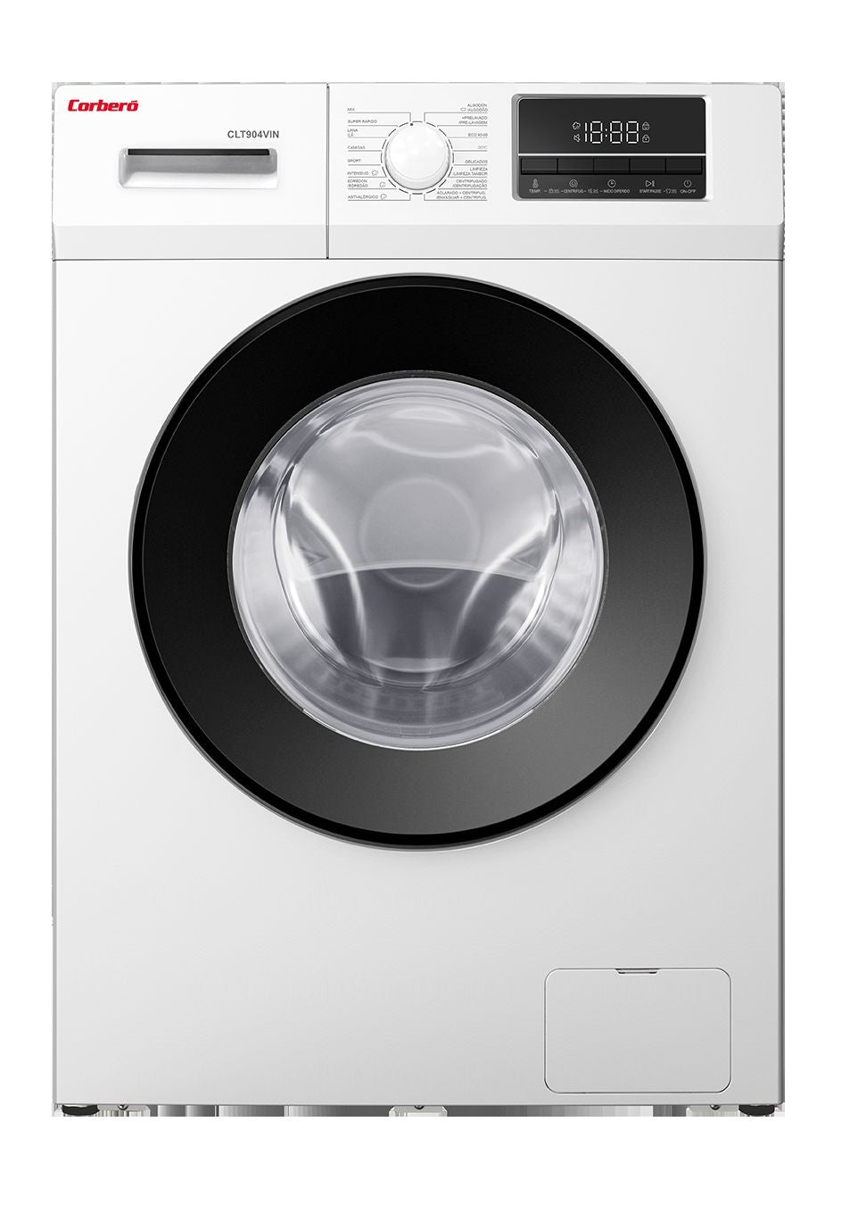Corbero CLT904VIN washing machine, 9kg, 1400rpm, A, White