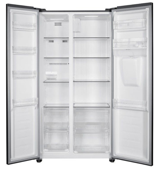 Amer Fridge. Corbero CFSBSH735XWD, 177x91, E, Inox