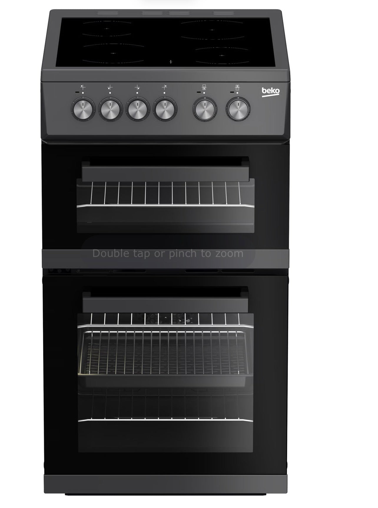 50cm Double Oven Electric Cooker KDVC563AK