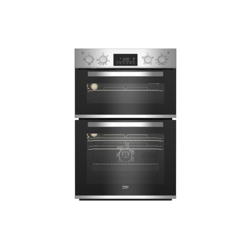 Beko Built-In Double Fan Oven with SteamShine 90cm BBADF22300