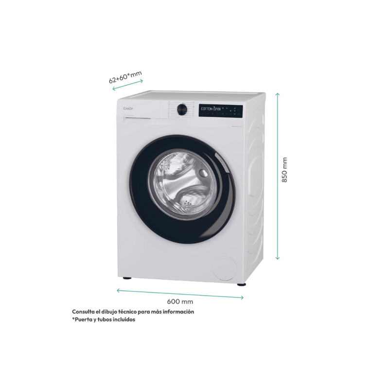 Candy Prowash 500 Inverter Front-Loading Washing Machine, White, 11 kg, 1400 rpm, A BR411BL9S