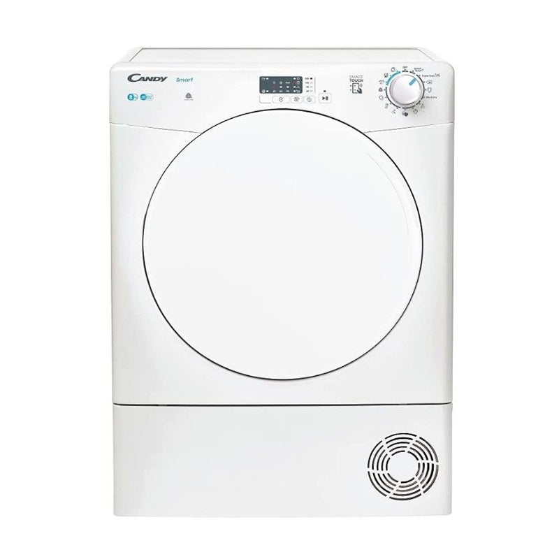 Candy Smart Touch Condenser Tumble Dryer, 8 kg (White) CSEC8LFS