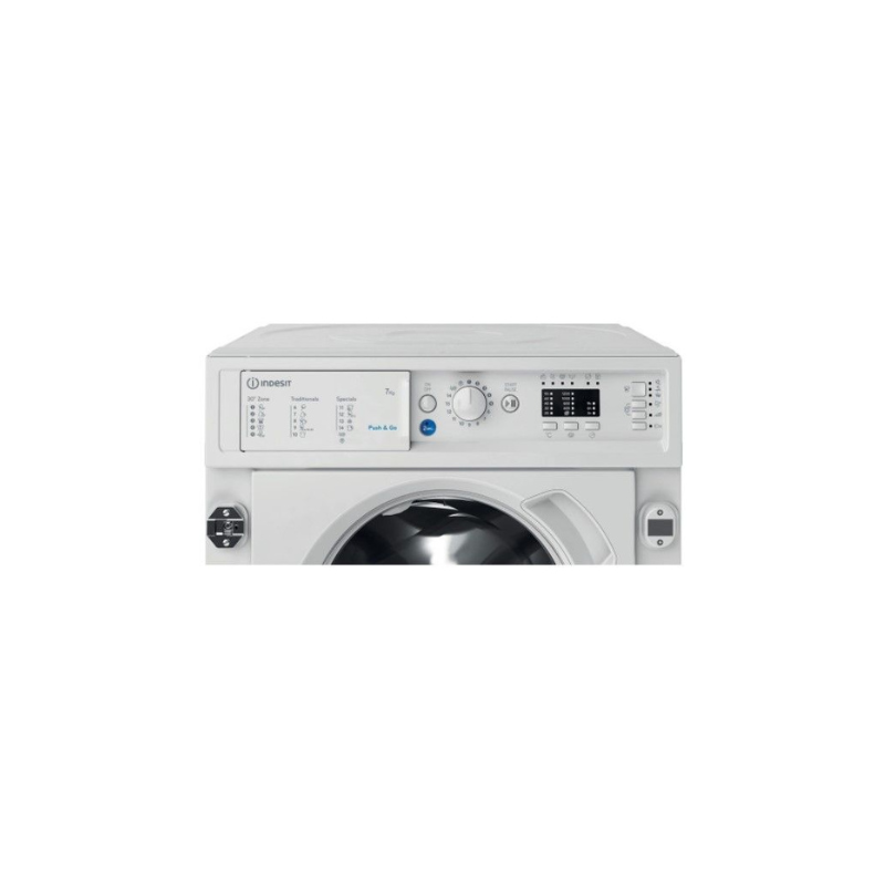 Indesit Built-in Front-Loading Washing Machine, White, 7 kg, 1200 rpm, E BIWMIL71252EUN