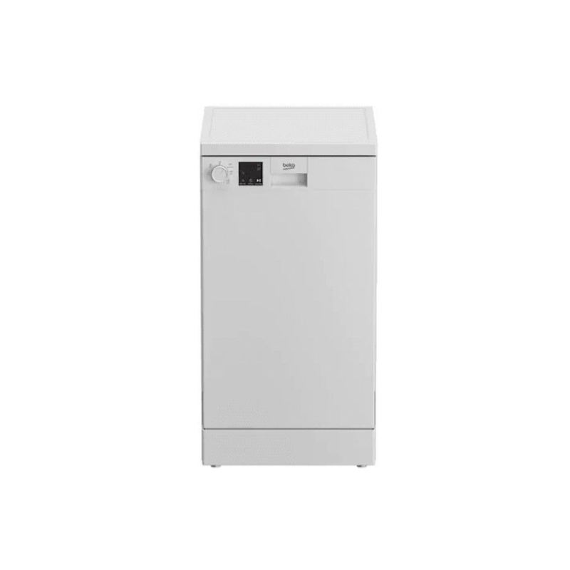 Dishwasher 45 cm Beko, White, 10 place settings, E DVS05024W