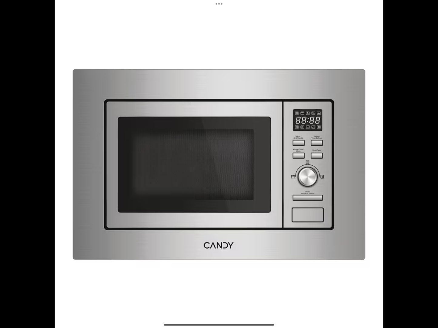 Candy 20-litre built-in microwave with grill - CA20FMW7