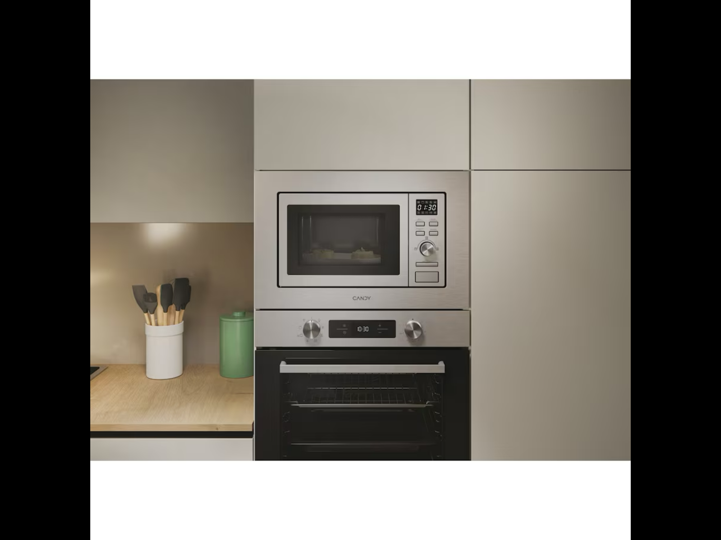 Candy 20-litre built-in microwave with grill - CA20FMW7