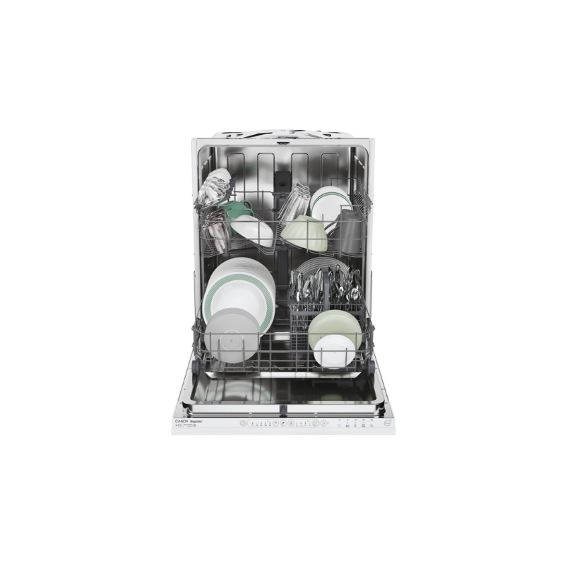 Candy RapidÓ Dishwasher, White, 13 Place Settings, E CI3E7L0W2