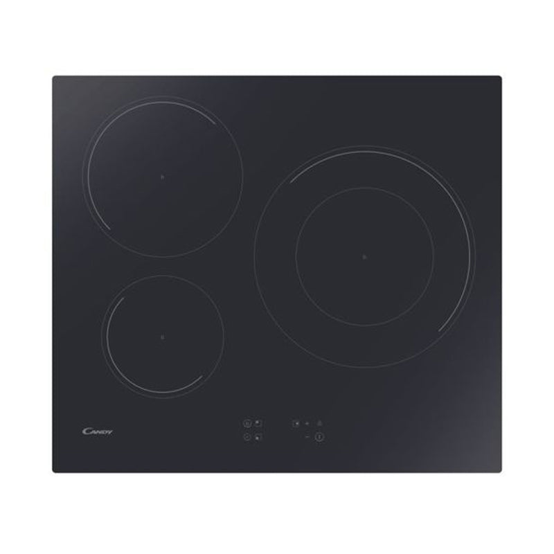 Candy 3 Ring Induction Hob, Black CI633CE1