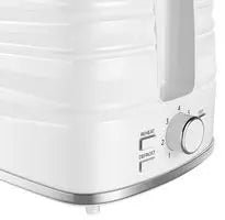 Swan, 2 Slice Symphony Toaster, High Gloss and Matt Finish, 930 Watt, White, Plastic ST31050WN