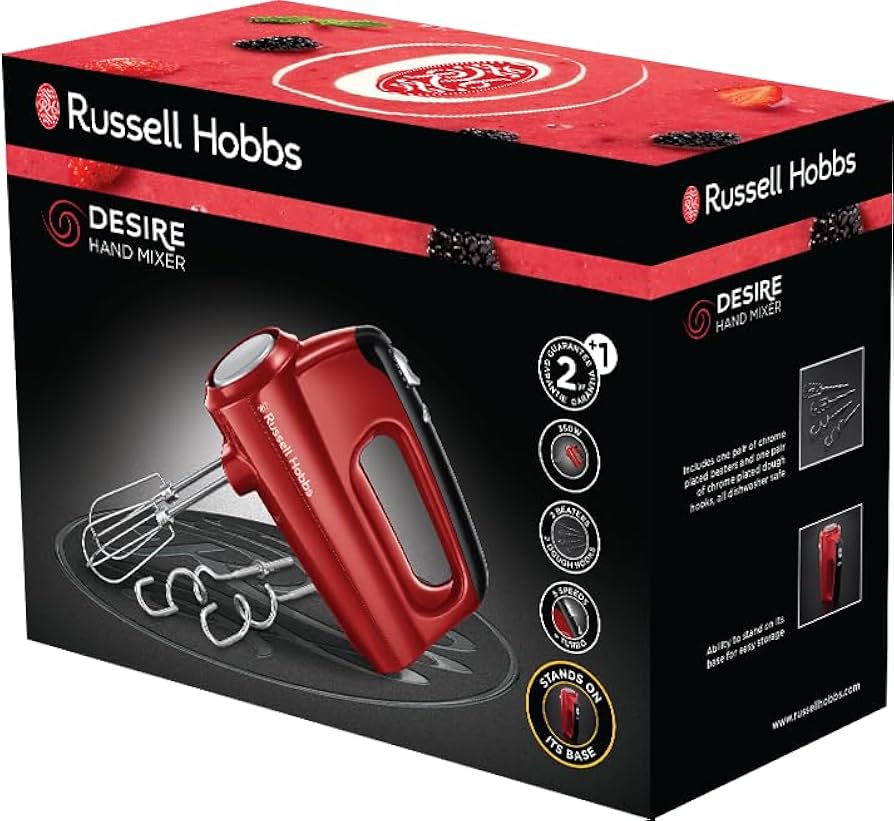Russell Hobbs Hand Mixer Desire, red 2467056