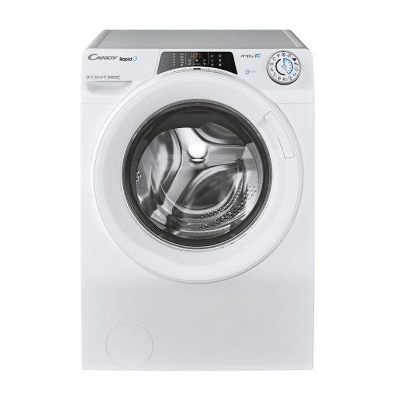 Candy washing Machine 9kg, 1400rpm (White) RO1496DWMCT1S