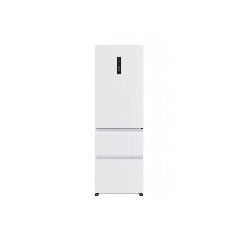 Haier Combi fridge, White, 185 cm, No Frost, E HTW5618ENPW