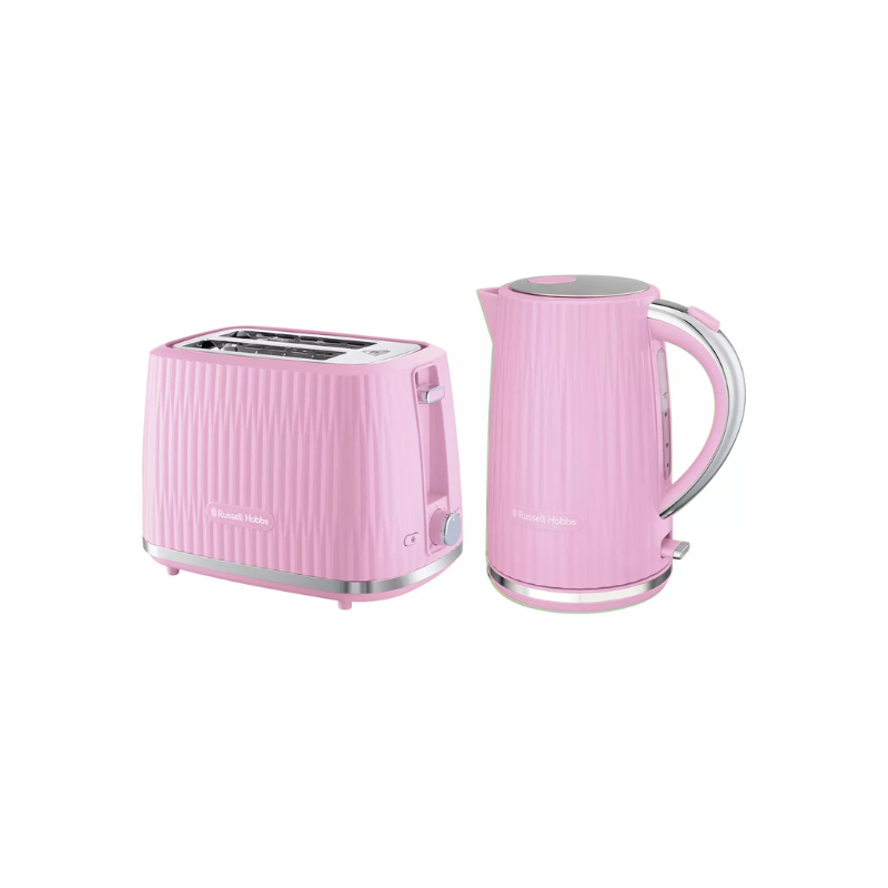 Russell Hobbs Eden Raspberry Pink Kettle and Toaster 27362BU