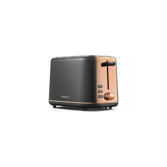 Kenwood TCP05 G Abbey Lux 2 Slot Toaster - Dark Grey/Gold