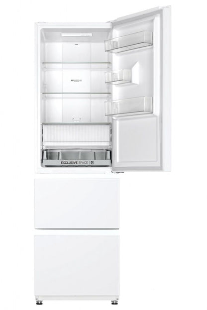 Combi Haier HTR3518ENMW, 185x55cm, E, NF, White