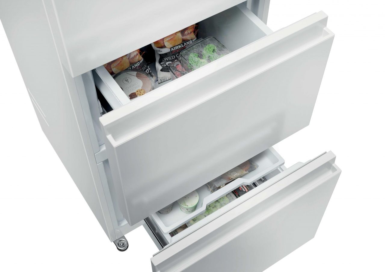 Combi Haier HTR3518ENMW, 185x55cm, E, NF, White