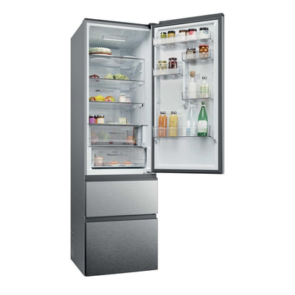 Combi Haier HTR3620ENMG, 205x60, E, TNF, Inox, 3 doors