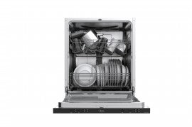 MIDEA Built-in Dishwasher, White, 12 Place Settings, E  MDW12E4SL