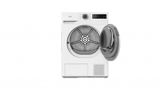 Midea MD110H80WES Dryer, 8kg, Heat Pump, E,