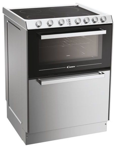 Candy Trio VXNT/1, Electric oven, 41 L, 4-zone ceramic hob and dishwasher