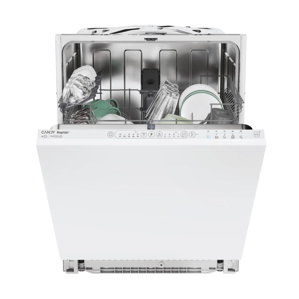 Candy Dishwasher, 13 Cubic, 60 cm, Integr, E CI3E7L0W