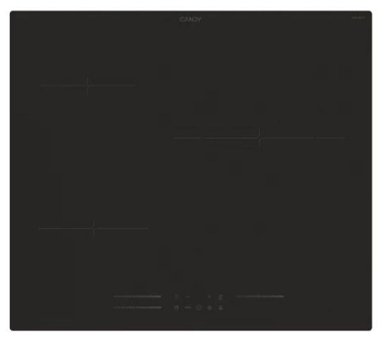 Candy CI633MCBB Induction Hob, 3 zones, 7.2 kW, Slider control