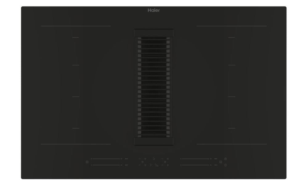 Haier Induction Hob x Extractor Fan, 4 Flex Zones, HAIH82MTMCF
