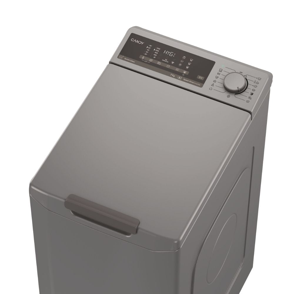 Candy TCAS274TMR5S Washing Machine, C/Sup, 7kg, 1200rpm Anthracite