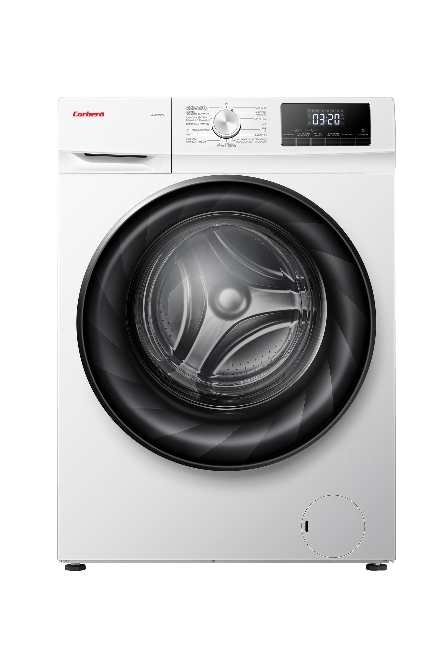 Corbero CLSH106VIN Washer Dryer, 10/6KG, 1400RPM