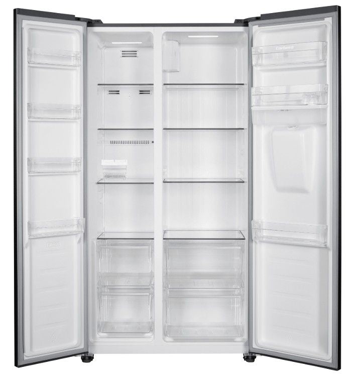 Amer Fridge. Corbero CFSBSH735XWD, 177x91, E, Inox