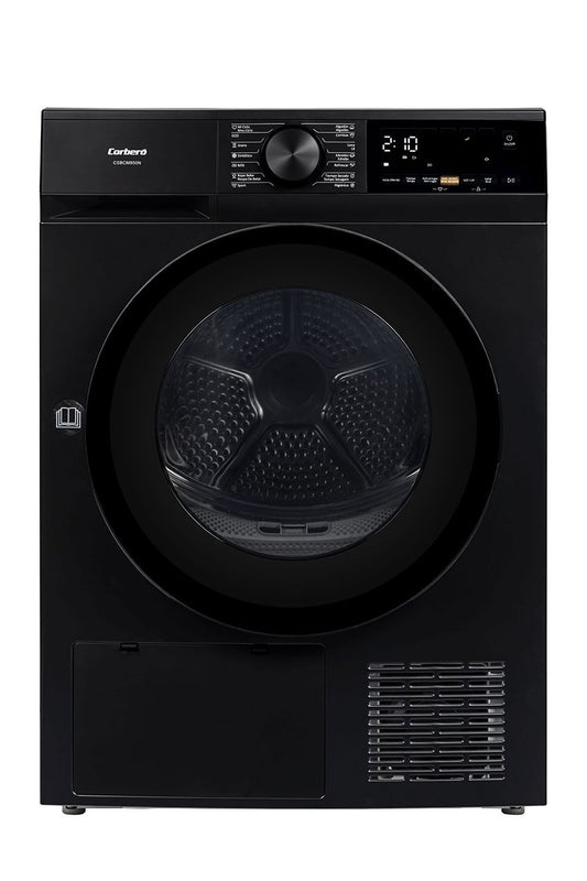 Corbero CSBCM850N Dryer, 8kg, Heat Pump, Black