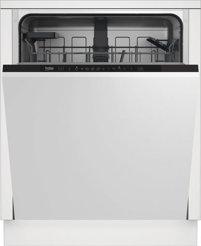Beko DIN36430 Dishwasher, 14 Place Settings, Class D, Built-in