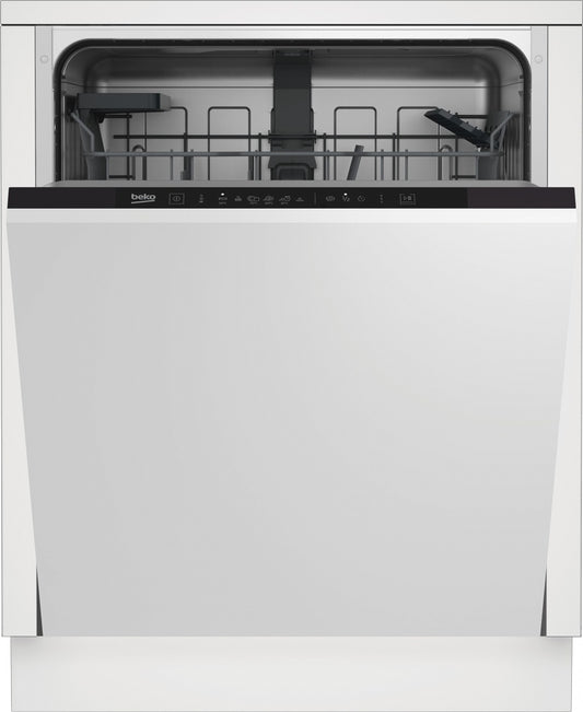 Beko DIN36430 Dishwasher, 14 Place Settings, Class D, Built-in