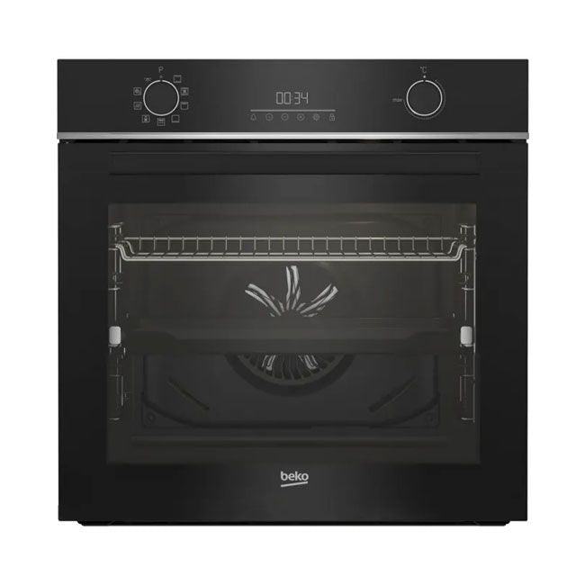 Beko BBIE18302XFPS1 Oven, Black, 72 L, Pyrolytic, A