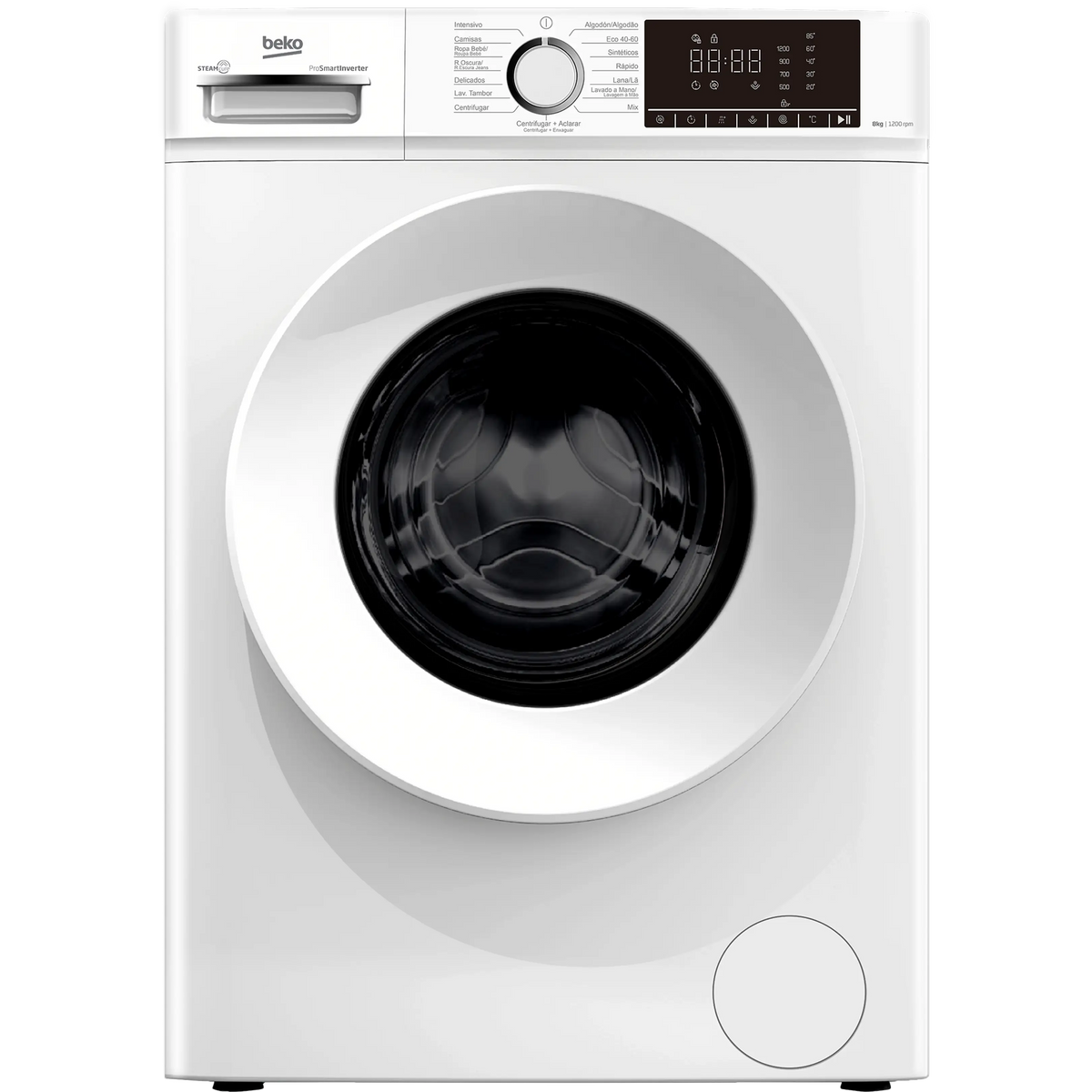 B1XW862WSPT Beko washing machine 8kg 1200rpm A