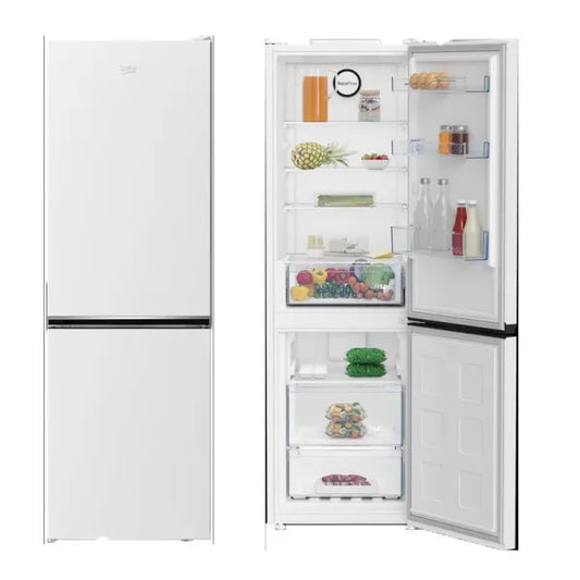 Beko Combi Fridge, 186cm, Duo Cooling, E  B1RCNE364W