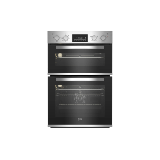 Beko Built-In Double Fan Oven with SteamShine 90cm BBADF22300