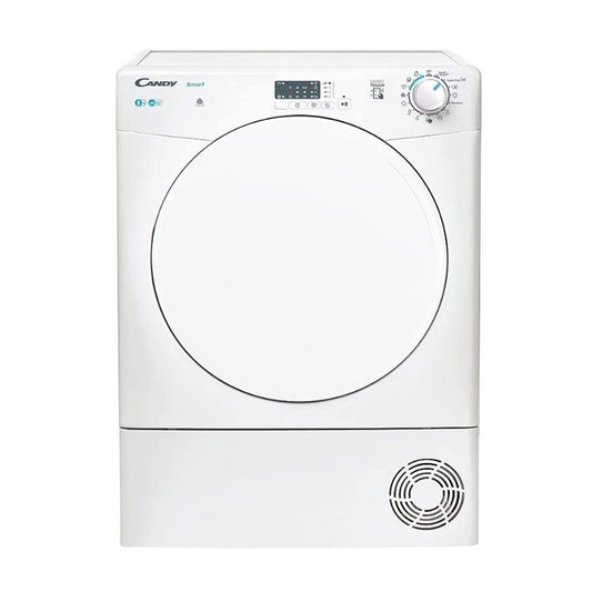 Candy Smart Touch Condenser Tumble Dryer, 8 kg (White) CSEC8LFS