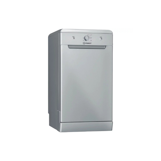 Indesit 45 cm Dishwasher, Silver, 10 place settings, F DSFE1B10S
