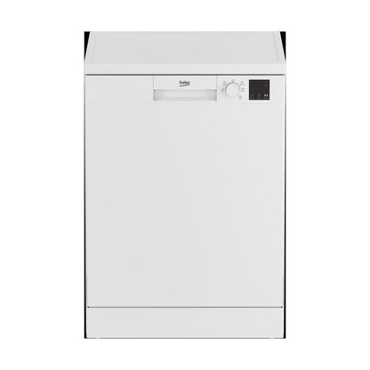 Beko Dishwasher, 60 cm, 13 place settings, E (White) DVN05320W