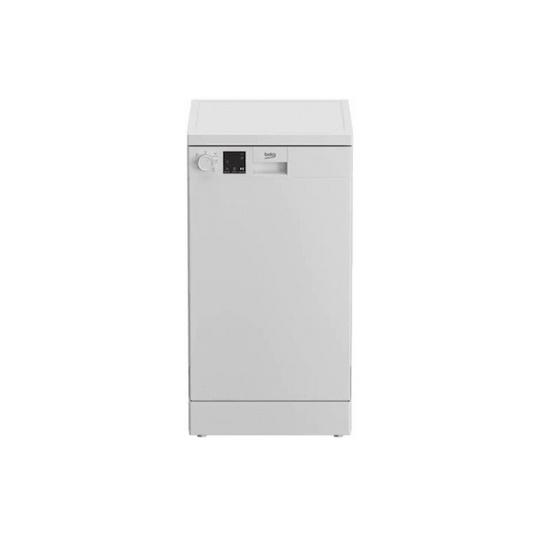 Dishwasher 45 cm Beko, White, 10 place settings, E DVS05024W