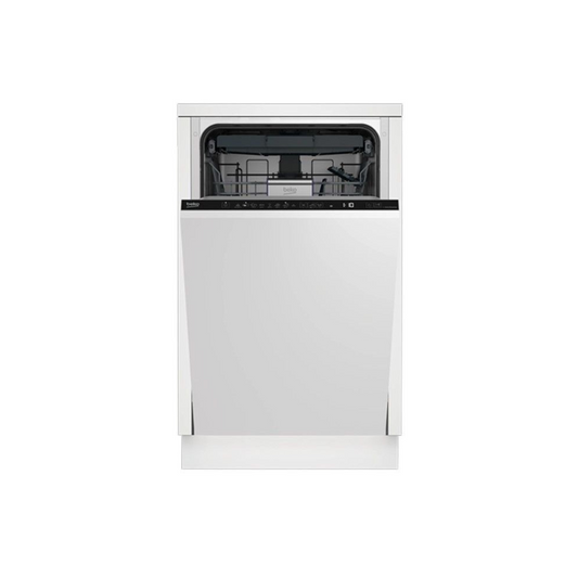 Beko integrated dishwasher 45 cm, 11 place settings, E DIS48120