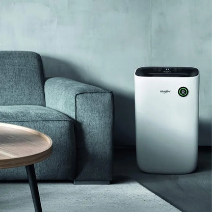 Whirlpool 20L Per Day Dehumidifier, A Energy Efficiency DE20W5252