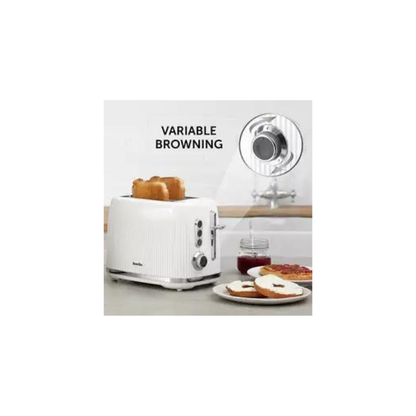 Breville Bold 2 Slice Toaster – White VTR037