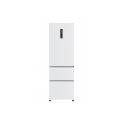 Haier Combi fridge, White, 185 cm, No Frost, E HTW5618ENPW