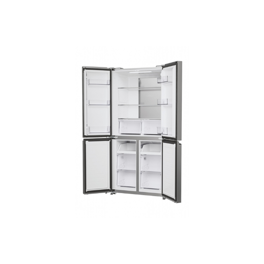 Candy American fridge , Stainless Steel, 181 cm, No Frost, E CFQQ5T817EPS